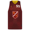 STARTING 5 Sublimated Mesh Basketball Reversible Training Vest - You design it!