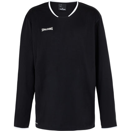 Spalding Move Shooting Shirt LS Black White