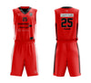 STARTING 5 Sublimated Reversible Vest & Single-Sided Shorts Example 1