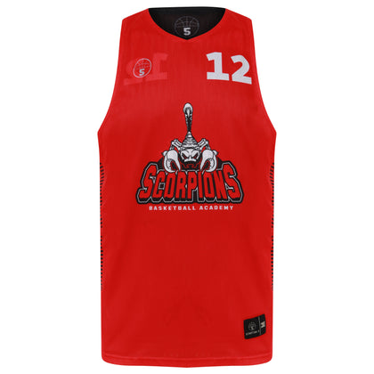 STARTING 5 Sublimated Mesh Basketball Reversible Training Vest - You design it!