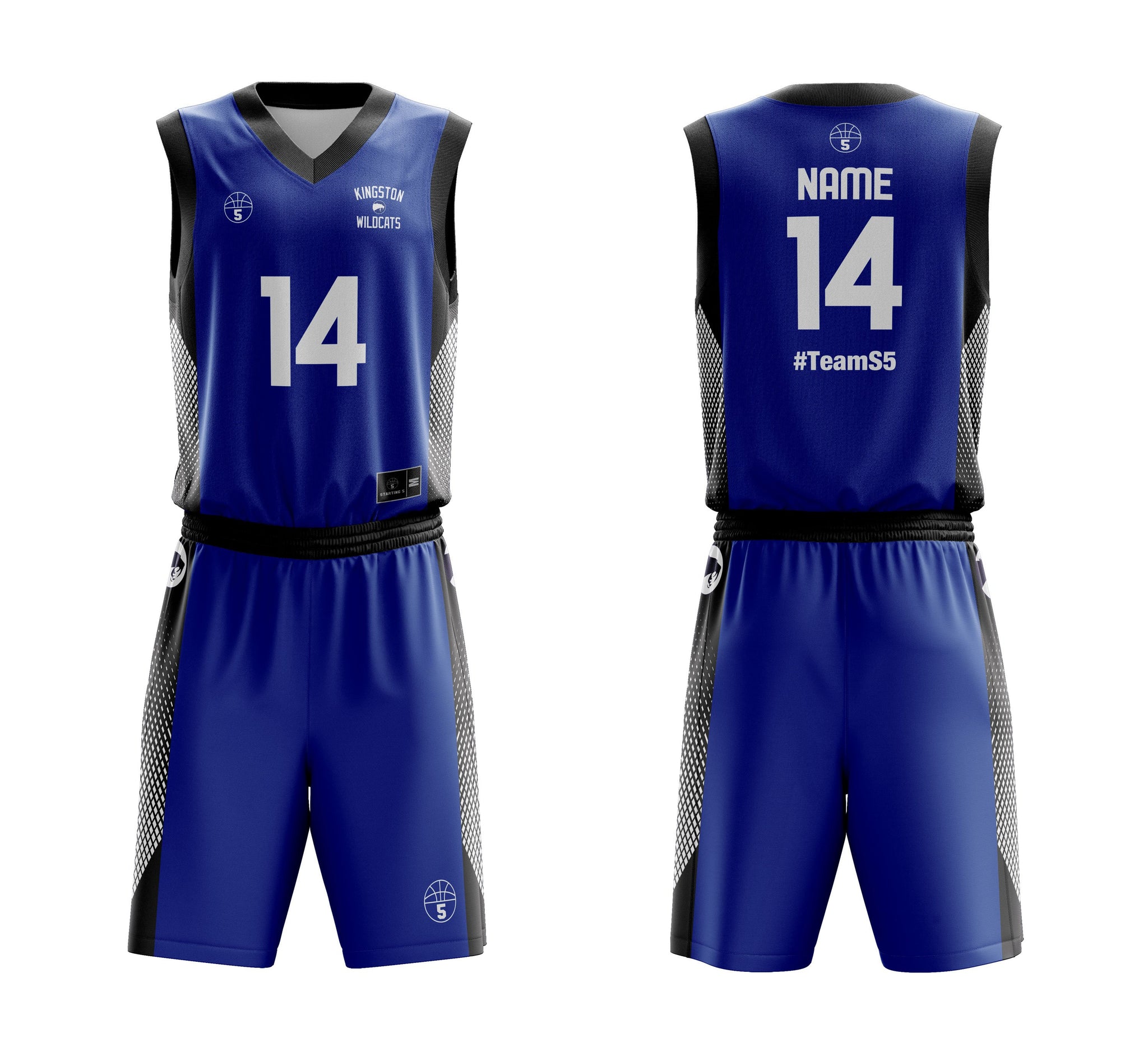 STARTING 5 Sublimated Reversible Kit Example 2