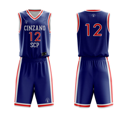 STARTING 5 Sublimated Basketball Kit Single-Sided Example 11