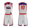 STARTING 5 Sublimated Custom Design Reversible Kit Example 5 - Basketball Uniforms - Vest & Shorts