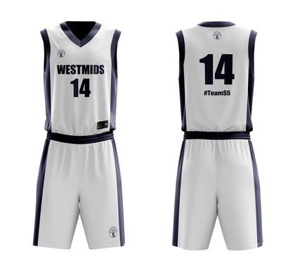 STARTING 5 Sublimated Reversible Basketball Kit - Example 7